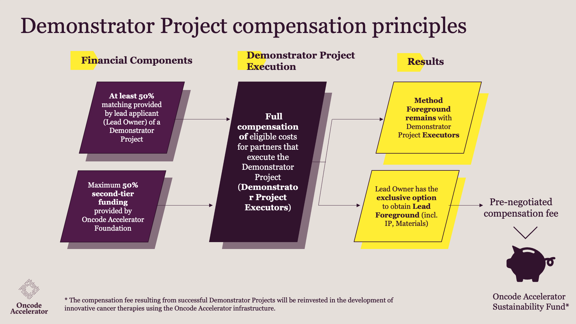 Demonstrator Project Compensation Principles